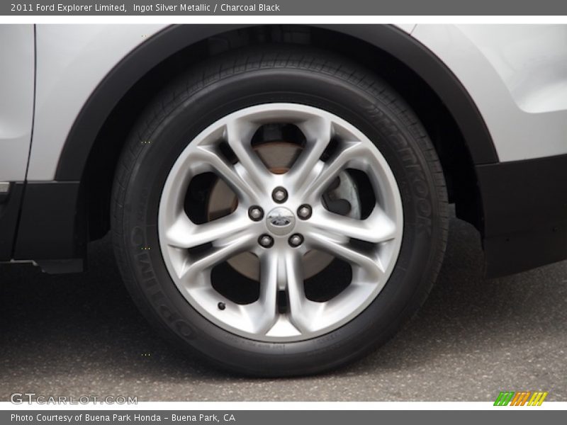 Ingot Silver Metallic / Charcoal Black 2011 Ford Explorer Limited