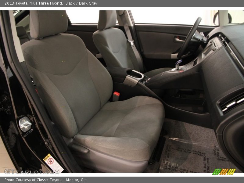 Black / Dark Gray 2013 Toyota Prius Three Hybrid