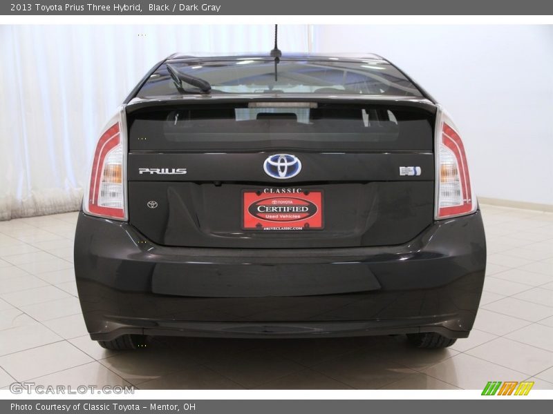 Black / Dark Gray 2013 Toyota Prius Three Hybrid