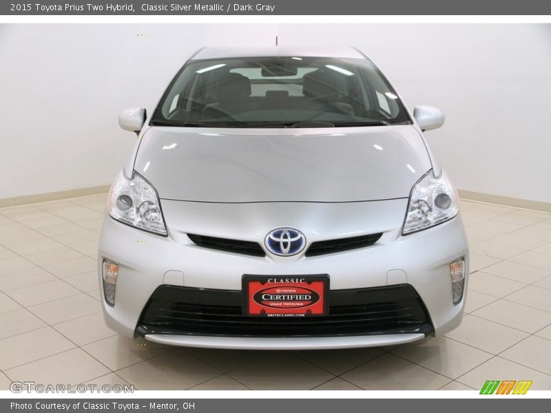 Classic Silver Metallic / Dark Gray 2015 Toyota Prius Two Hybrid