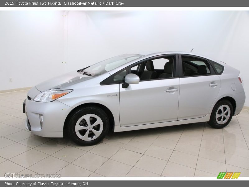 Classic Silver Metallic / Dark Gray 2015 Toyota Prius Two Hybrid