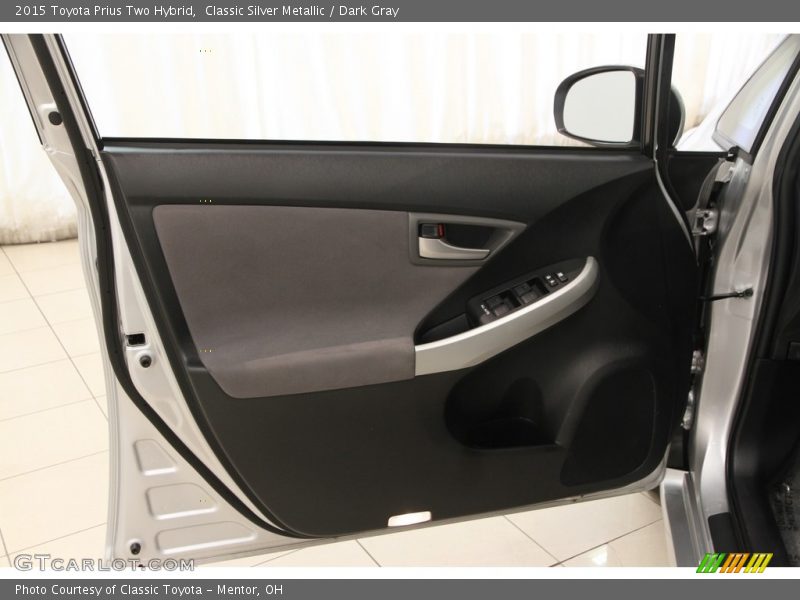 Classic Silver Metallic / Dark Gray 2015 Toyota Prius Two Hybrid