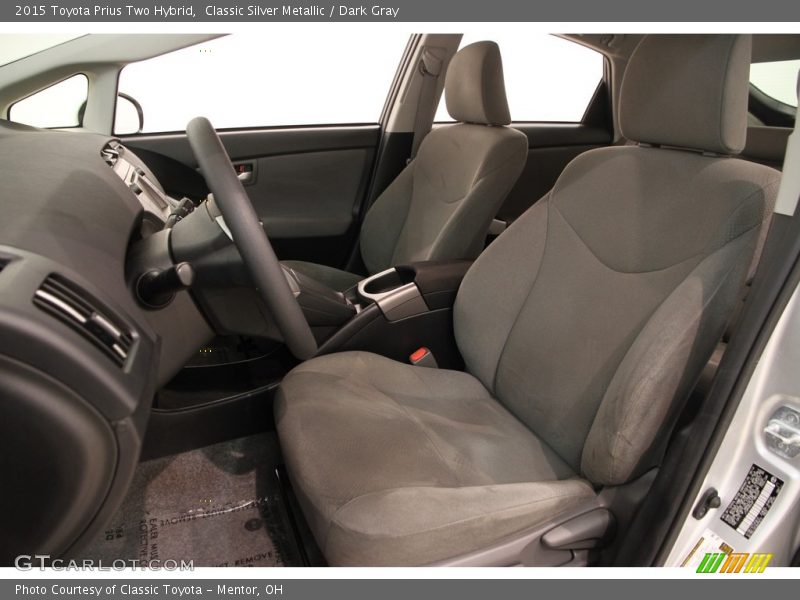 Classic Silver Metallic / Dark Gray 2015 Toyota Prius Two Hybrid
