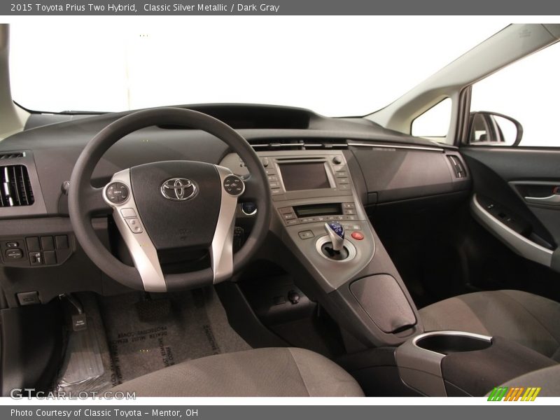 Classic Silver Metallic / Dark Gray 2015 Toyota Prius Two Hybrid