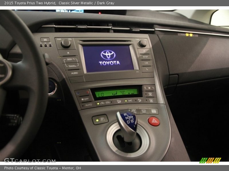 Classic Silver Metallic / Dark Gray 2015 Toyota Prius Two Hybrid