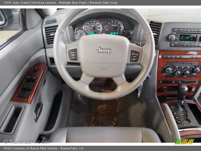 Midnight Blue Pearl / Medium Slate Gray 2005 Jeep Grand Cherokee Limited