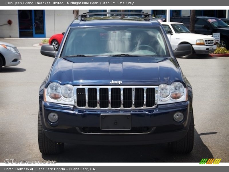 Midnight Blue Pearl / Medium Slate Gray 2005 Jeep Grand Cherokee Limited