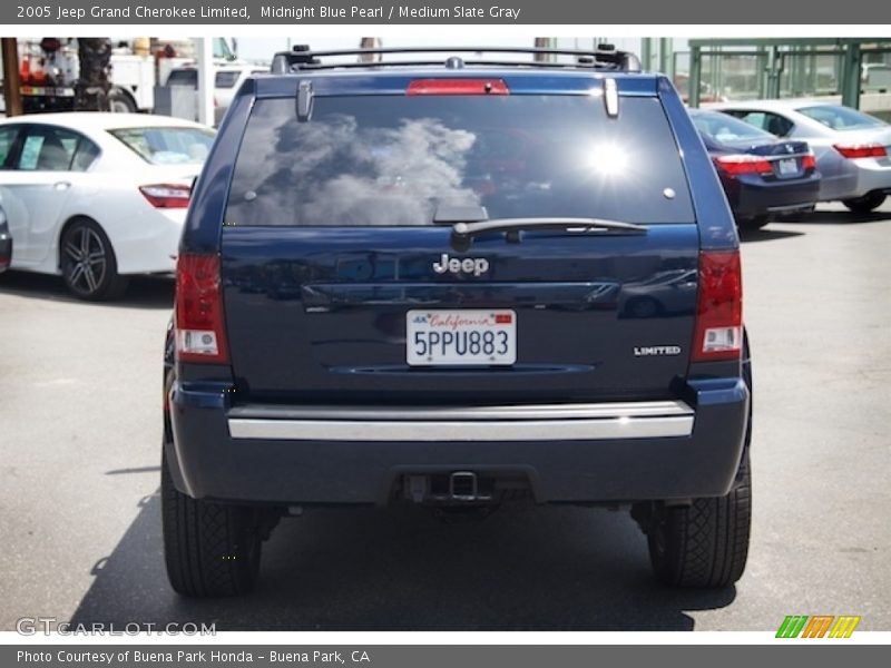 Midnight Blue Pearl / Medium Slate Gray 2005 Jeep Grand Cherokee Limited