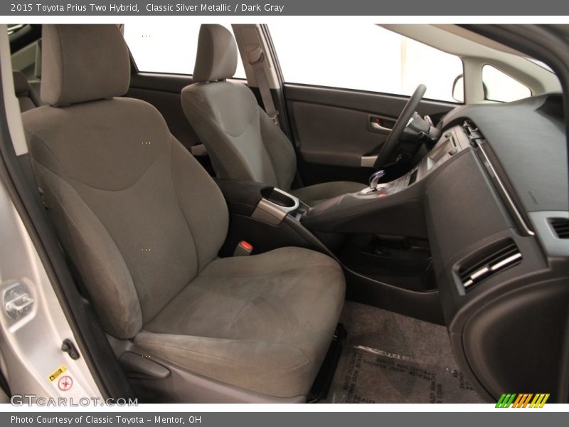 Classic Silver Metallic / Dark Gray 2015 Toyota Prius Two Hybrid