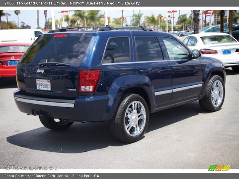 Midnight Blue Pearl / Medium Slate Gray 2005 Jeep Grand Cherokee Limited