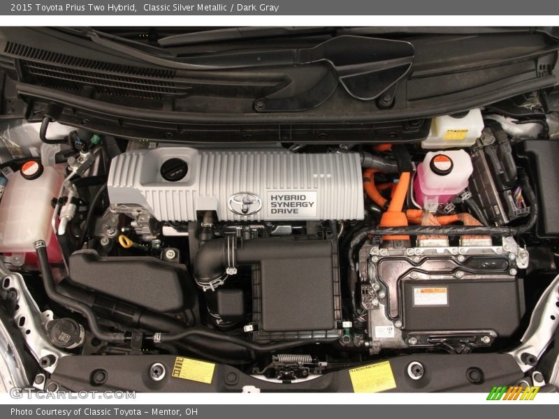 Classic Silver Metallic / Dark Gray 2015 Toyota Prius Two Hybrid