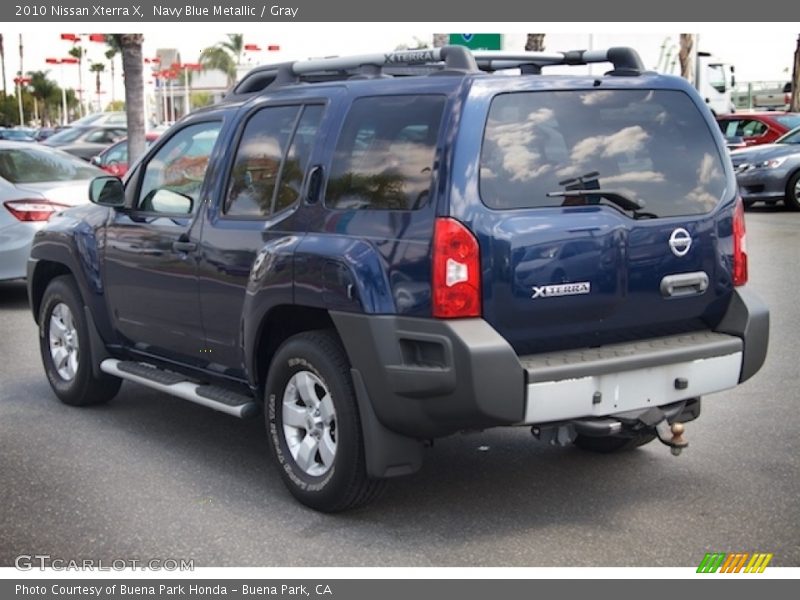 Navy Blue Metallic / Gray 2010 Nissan Xterra X