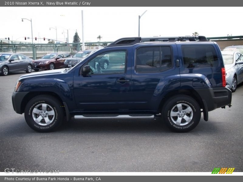 Navy Blue Metallic / Gray 2010 Nissan Xterra X