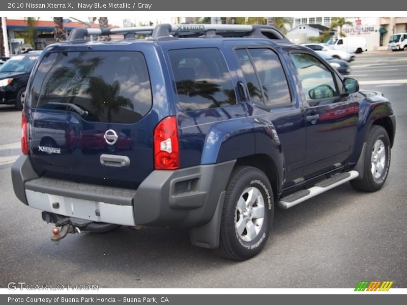 Navy Blue Metallic / Gray 2010 Nissan Xterra X