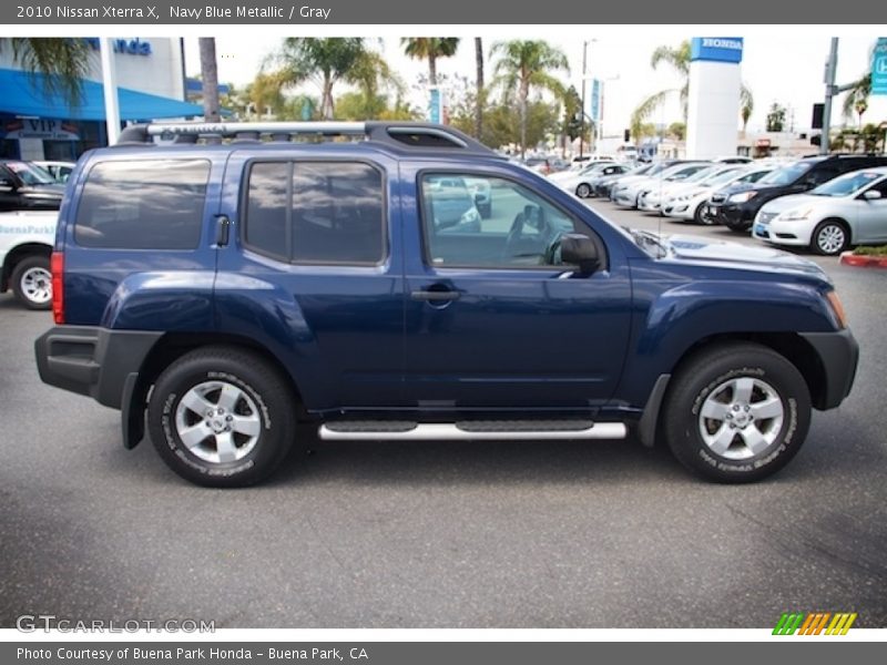 Navy Blue Metallic / Gray 2010 Nissan Xterra X