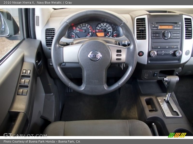 Navy Blue Metallic / Gray 2010 Nissan Xterra X