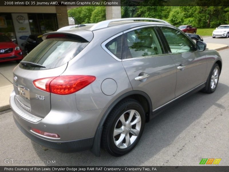 Platinum Graphite Gray / Graphite 2008 Infiniti EX 35 Journey AWD