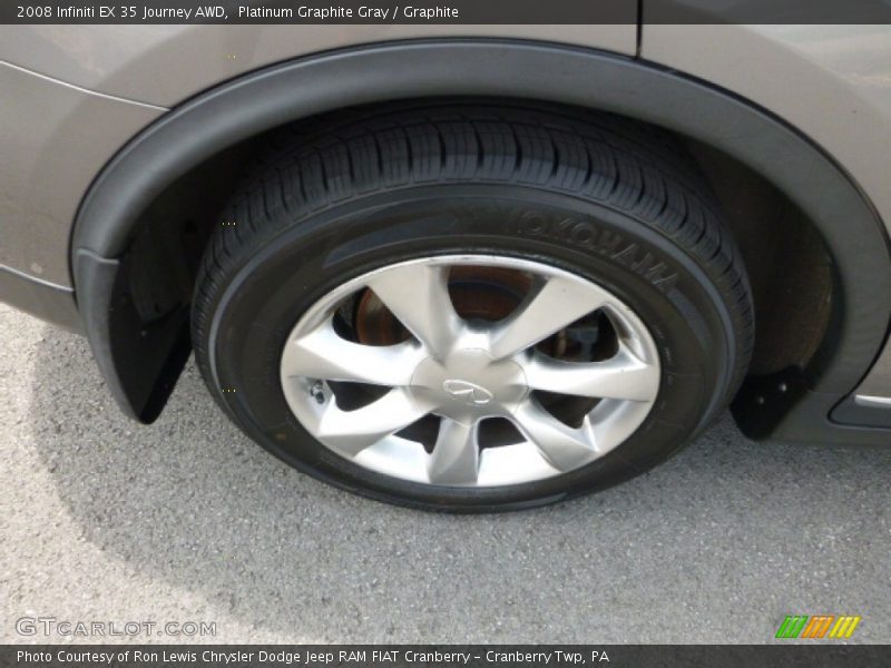 Platinum Graphite Gray / Graphite 2008 Infiniti EX 35 Journey AWD