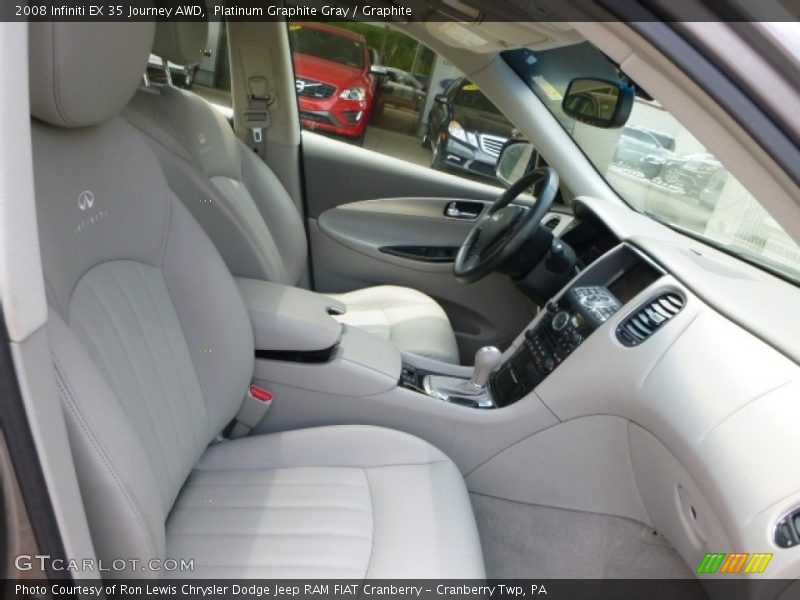 Platinum Graphite Gray / Graphite 2008 Infiniti EX 35 Journey AWD