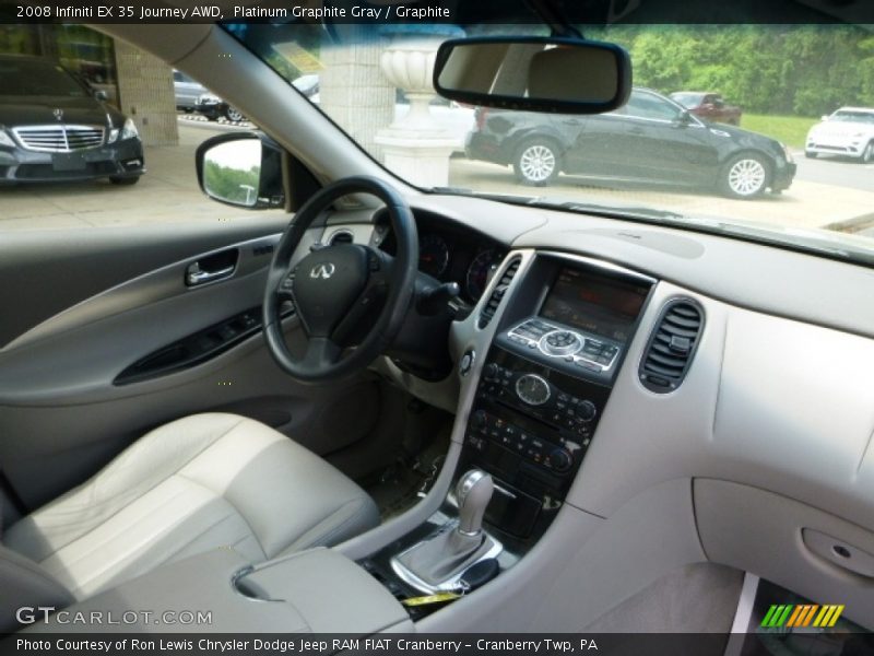 Platinum Graphite Gray / Graphite 2008 Infiniti EX 35 Journey AWD