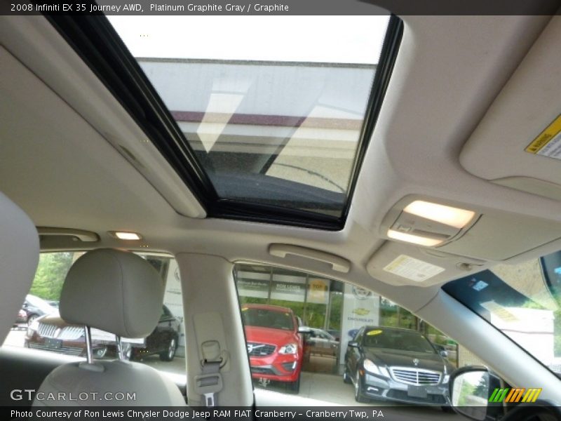Platinum Graphite Gray / Graphite 2008 Infiniti EX 35 Journey AWD