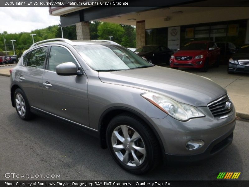 Platinum Graphite Gray / Graphite 2008 Infiniti EX 35 Journey AWD