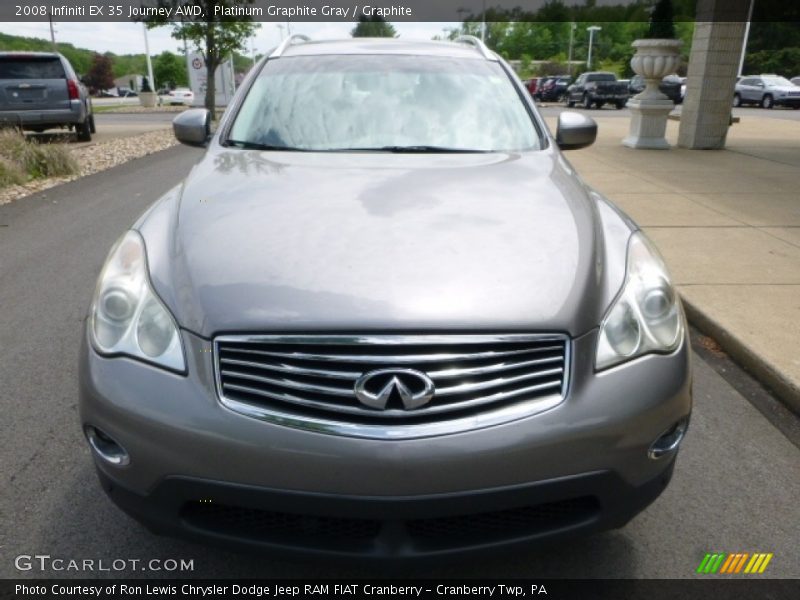 Platinum Graphite Gray / Graphite 2008 Infiniti EX 35 Journey AWD