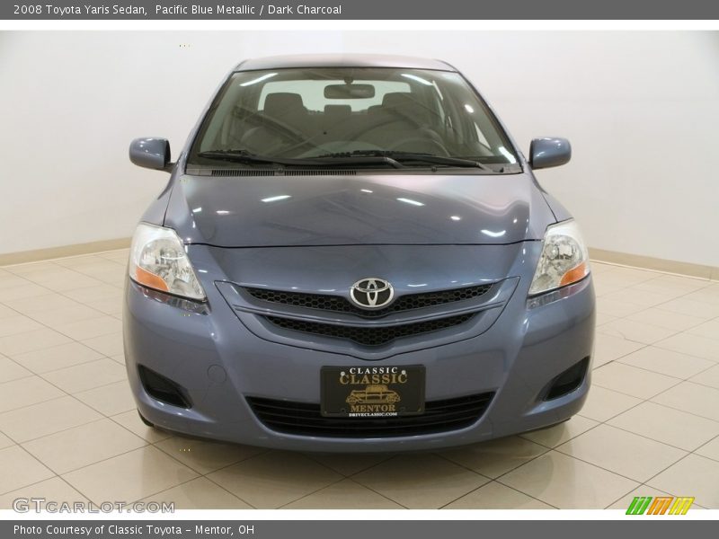 Pacific Blue Metallic / Dark Charcoal 2008 Toyota Yaris Sedan