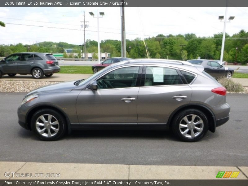 Platinum Graphite Gray / Graphite 2008 Infiniti EX 35 Journey AWD