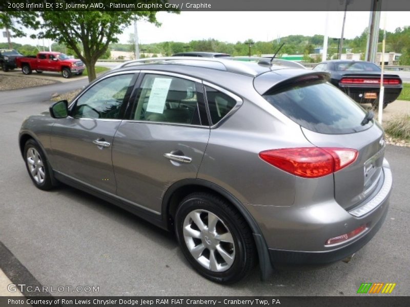 Platinum Graphite Gray / Graphite 2008 Infiniti EX 35 Journey AWD