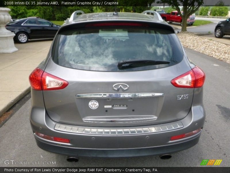 Platinum Graphite Gray / Graphite 2008 Infiniti EX 35 Journey AWD