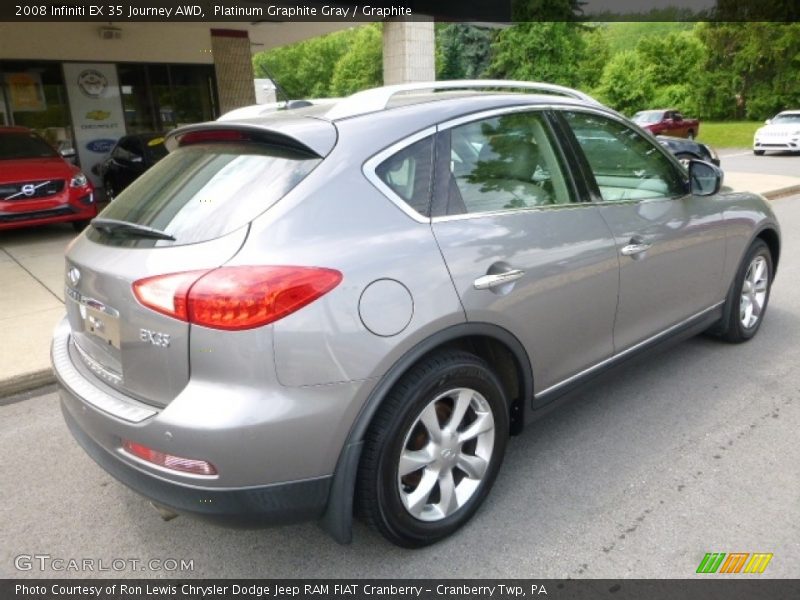 Platinum Graphite Gray / Graphite 2008 Infiniti EX 35 Journey AWD