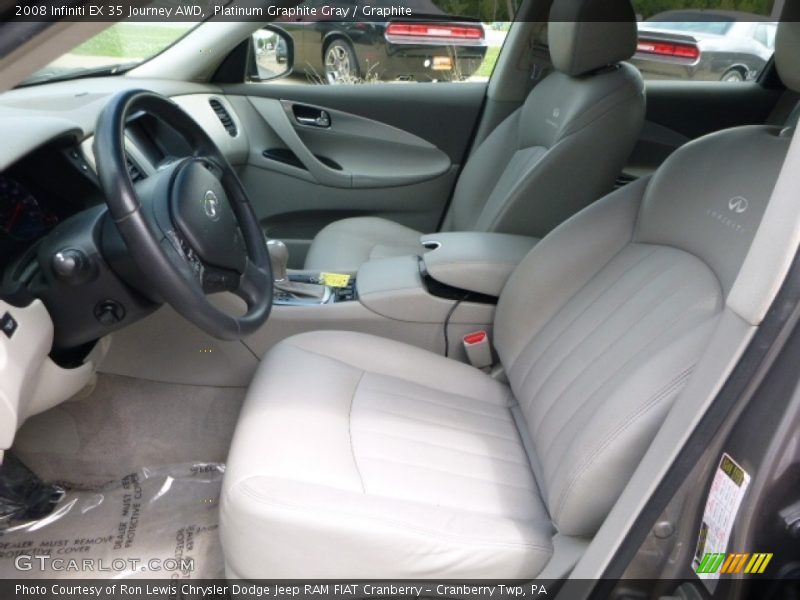 Platinum Graphite Gray / Graphite 2008 Infiniti EX 35 Journey AWD