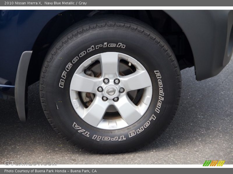 Navy Blue Metallic / Gray 2010 Nissan Xterra X