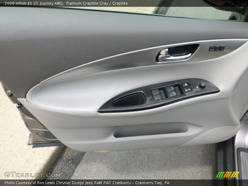 Platinum Graphite Gray / Graphite 2008 Infiniti EX 35 Journey AWD