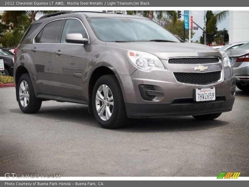 Mocha Steel Metallic / Light Titanium/Jet Black 2012 Chevrolet Equinox LT AWD