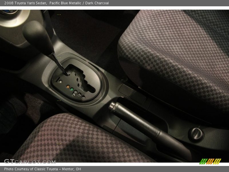 Pacific Blue Metallic / Dark Charcoal 2008 Toyota Yaris Sedan