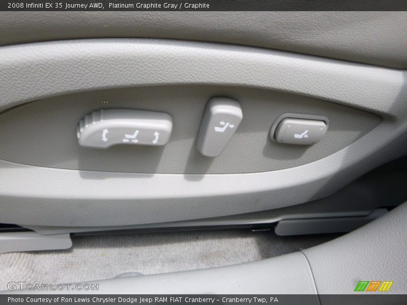 Platinum Graphite Gray / Graphite 2008 Infiniti EX 35 Journey AWD