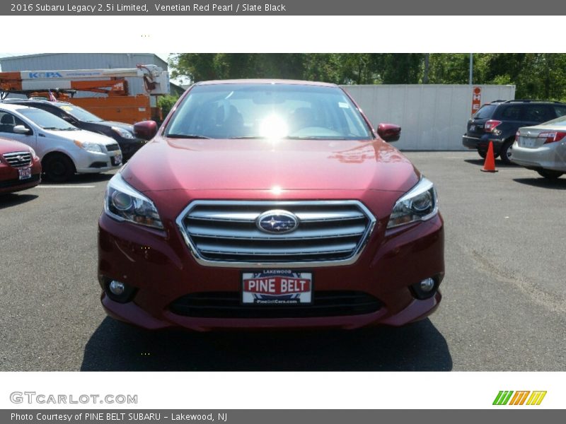 Venetian Red Pearl / Slate Black 2016 Subaru Legacy 2.5i Limited