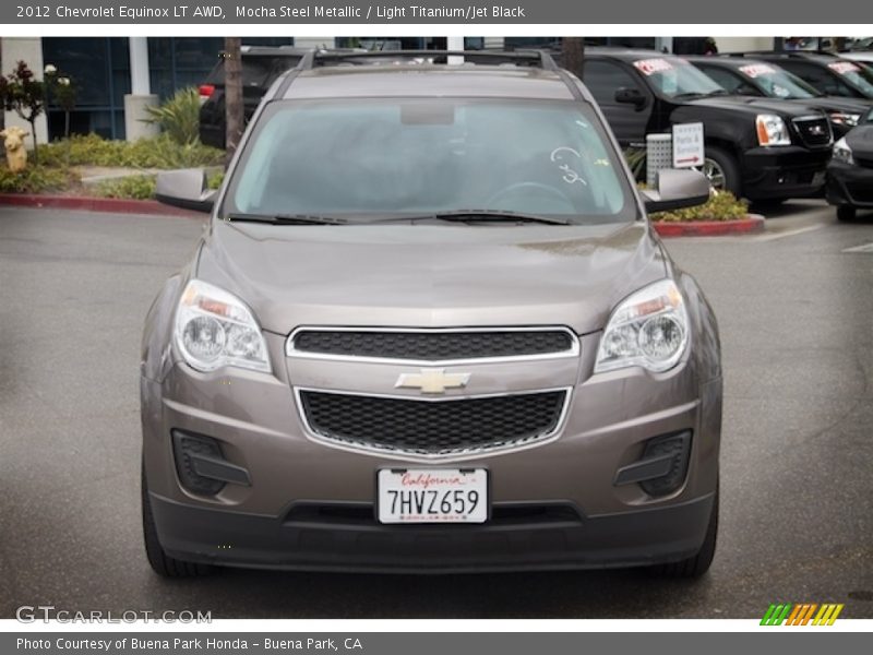 Mocha Steel Metallic / Light Titanium/Jet Black 2012 Chevrolet Equinox LT AWD