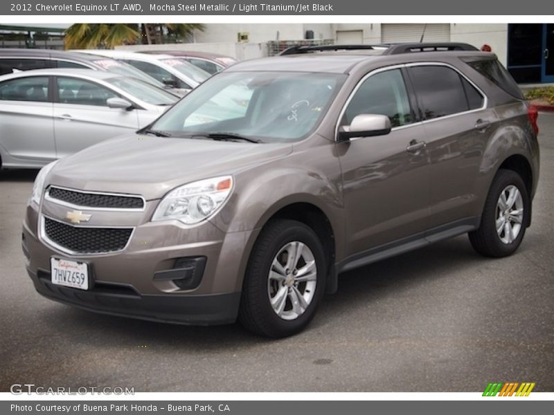 Mocha Steel Metallic / Light Titanium/Jet Black 2012 Chevrolet Equinox LT AWD