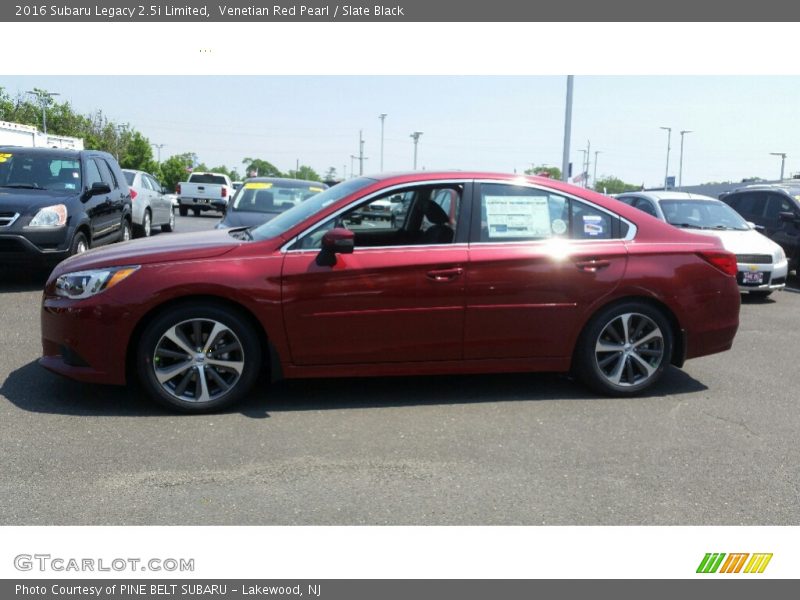 Venetian Red Pearl / Slate Black 2016 Subaru Legacy 2.5i Limited