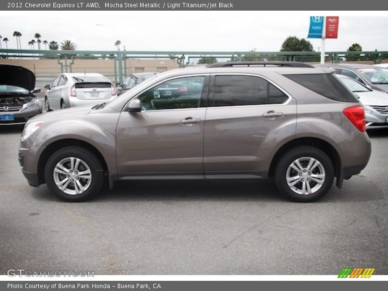 Mocha Steel Metallic / Light Titanium/Jet Black 2012 Chevrolet Equinox LT AWD
