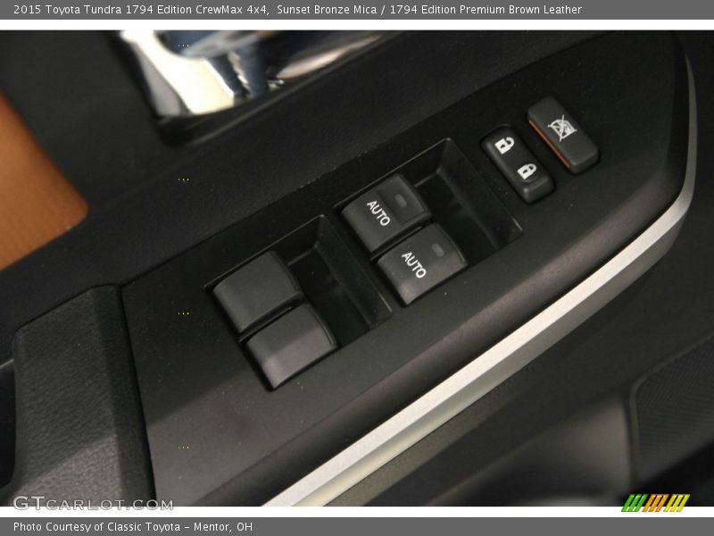 Sunset Bronze Mica / 1794 Edition Premium Brown Leather 2015 Toyota Tundra 1794 Edition CrewMax 4x4