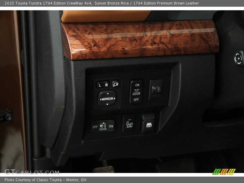 Sunset Bronze Mica / 1794 Edition Premium Brown Leather 2015 Toyota Tundra 1794 Edition CrewMax 4x4