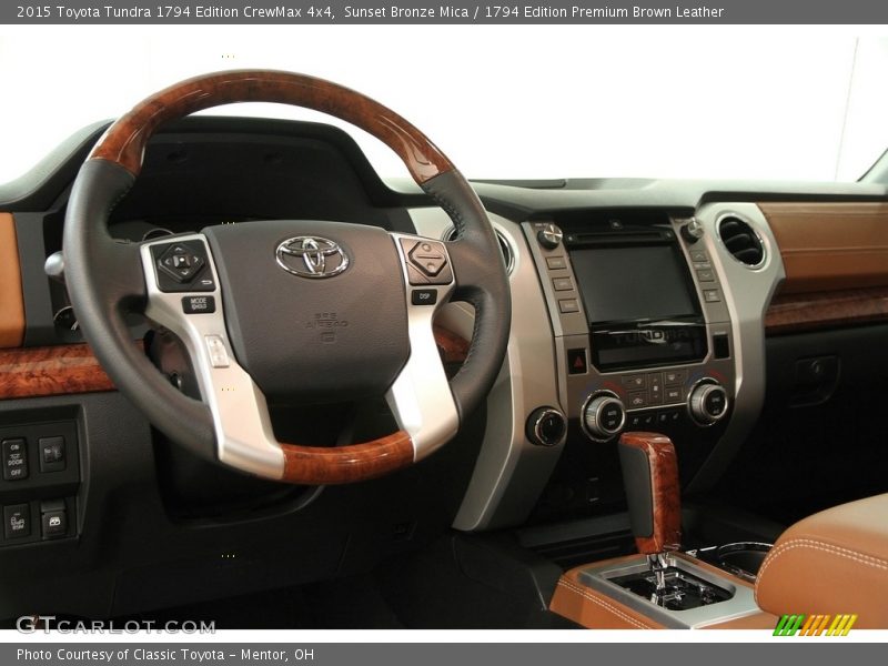 Sunset Bronze Mica / 1794 Edition Premium Brown Leather 2015 Toyota Tundra 1794 Edition CrewMax 4x4