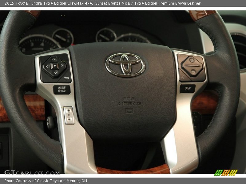 Sunset Bronze Mica / 1794 Edition Premium Brown Leather 2015 Toyota Tundra 1794 Edition CrewMax 4x4