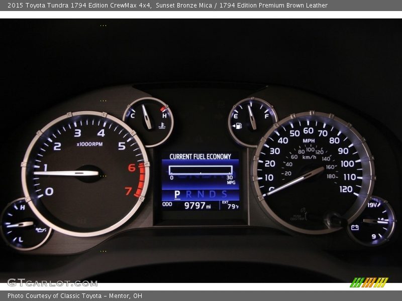Sunset Bronze Mica / 1794 Edition Premium Brown Leather 2015 Toyota Tundra 1794 Edition CrewMax 4x4