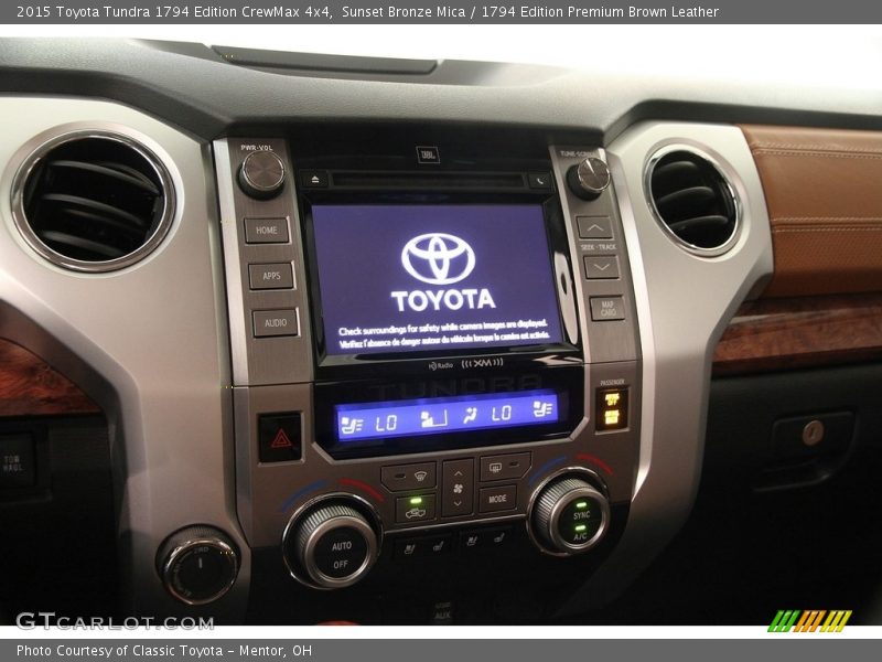 Sunset Bronze Mica / 1794 Edition Premium Brown Leather 2015 Toyota Tundra 1794 Edition CrewMax 4x4