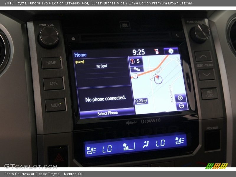 Sunset Bronze Mica / 1794 Edition Premium Brown Leather 2015 Toyota Tundra 1794 Edition CrewMax 4x4